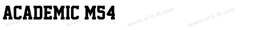 Academic M54字体字体转换